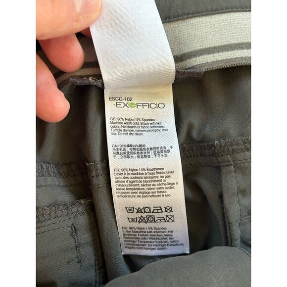 ExOfficio Pants Mens Size 40 Dark Gray Nylon Blend Pants Outdoors - Picture 5 of 7